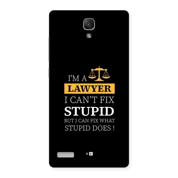 Fix Stupid Case Back Case for Redmi Note 4