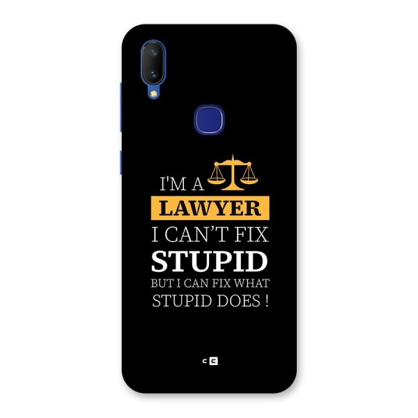 Fix Stupid Case Back Case for Vivo V11