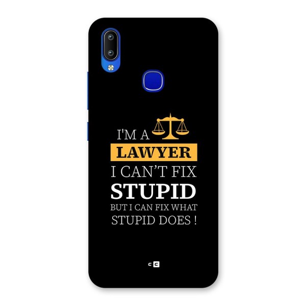 Fix Stupid Case Back Case for Vivo Y91