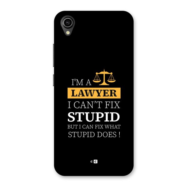 Fix Stupid Case Back Case for Vivo Y91i