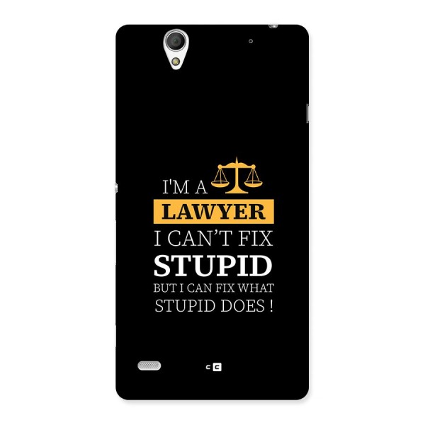 Fix Stupid Case Back Case for Xperia C4