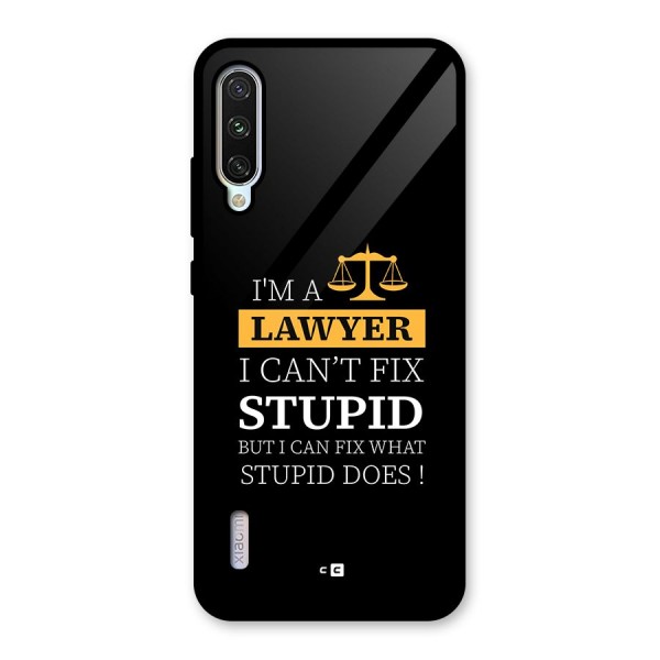 Fix Stupid Case Glass Back Case for Mi A3