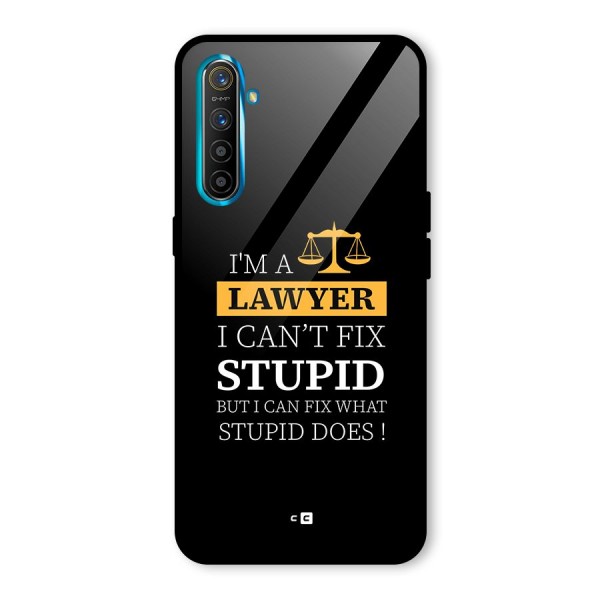 Fix Stupid Case Glass Back Case for Realme X2