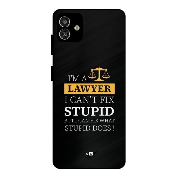 Fix Stupid Case Metal Back Case for Galaxy M13 5G