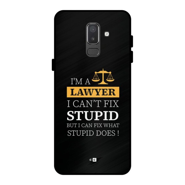 Fix Stupid Case Metal Back Case for Galaxy On8 (2018)