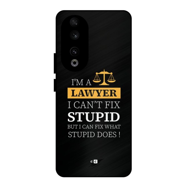 Fix Stupid Case Metal Back Case for Honor 90