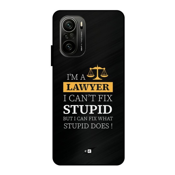 Fix Stupid Case Metal Back Case for Mi 11X Pro