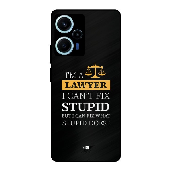 Fix Stupid Case Metal Back Case for Poco F5