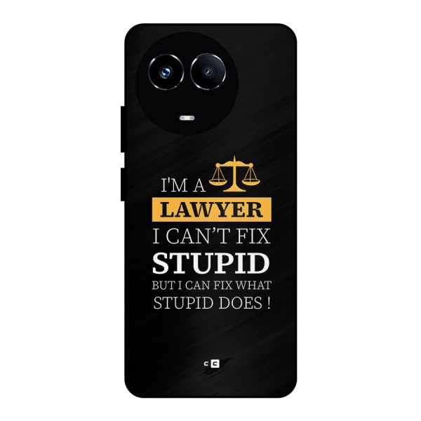 Fix Stupid Case Metal Back Case for Realme 11 5G