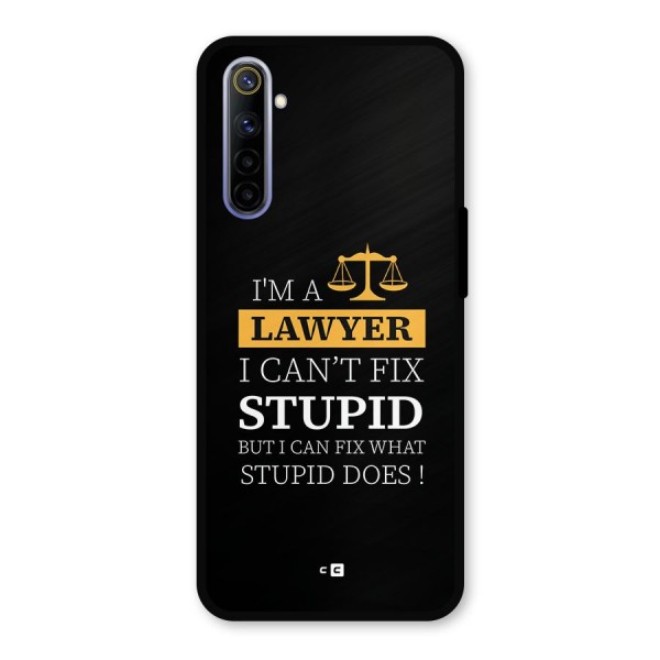 Fix Stupid Case Metal Back Case for Realme 6