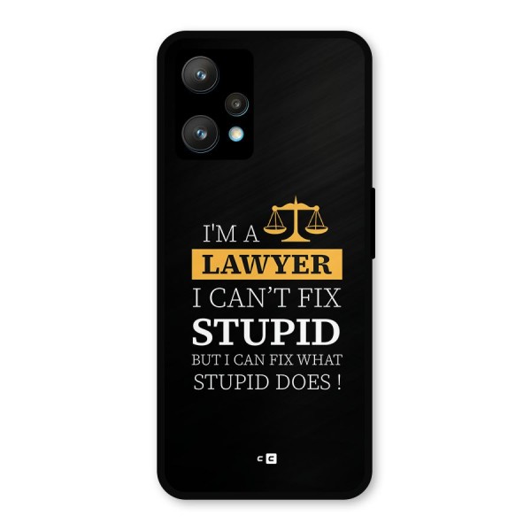 Fix Stupid Case Metal Back Case for Realme 9