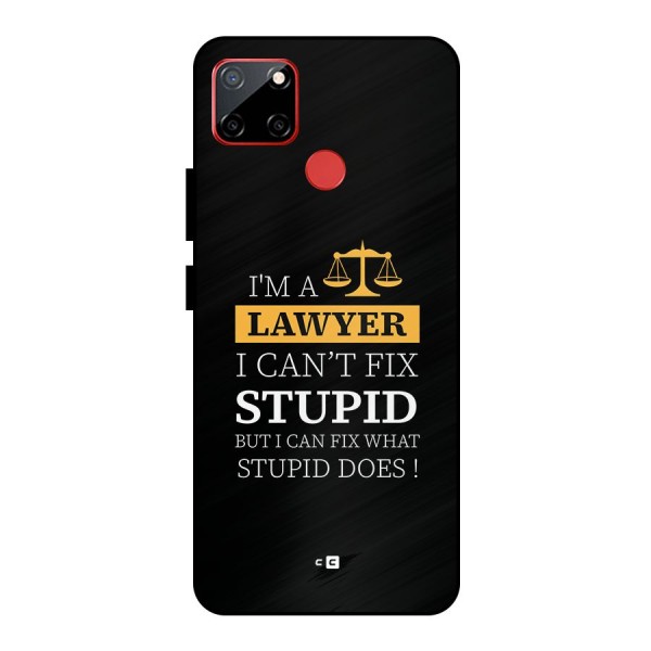 Fix Stupid Case Metal Back Case for Realme C12