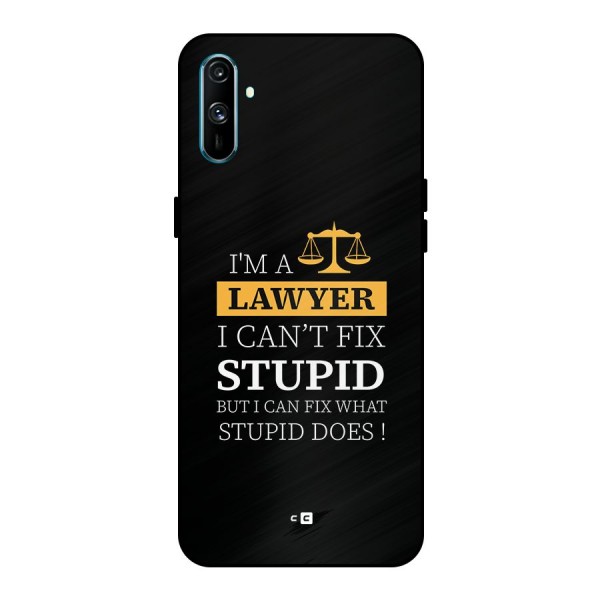 Fix Stupid Case Metal Back Case for Realme C3