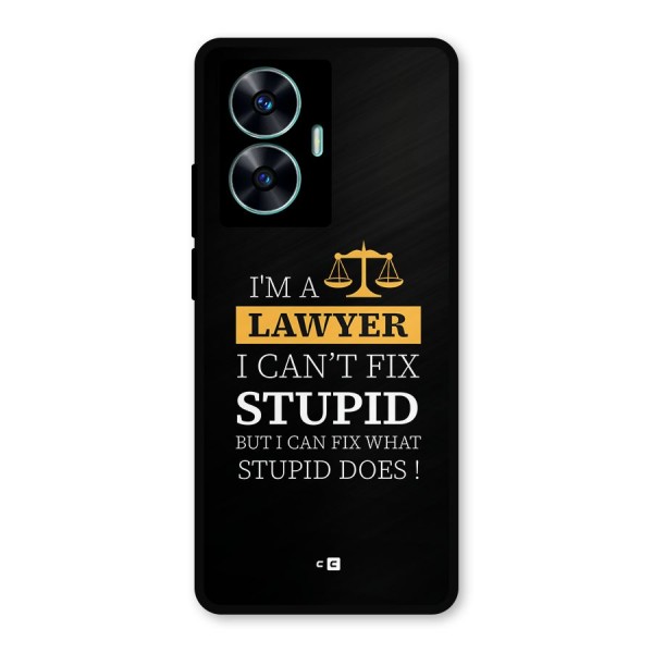 Fix Stupid Case Metal Back Case for Realme C55