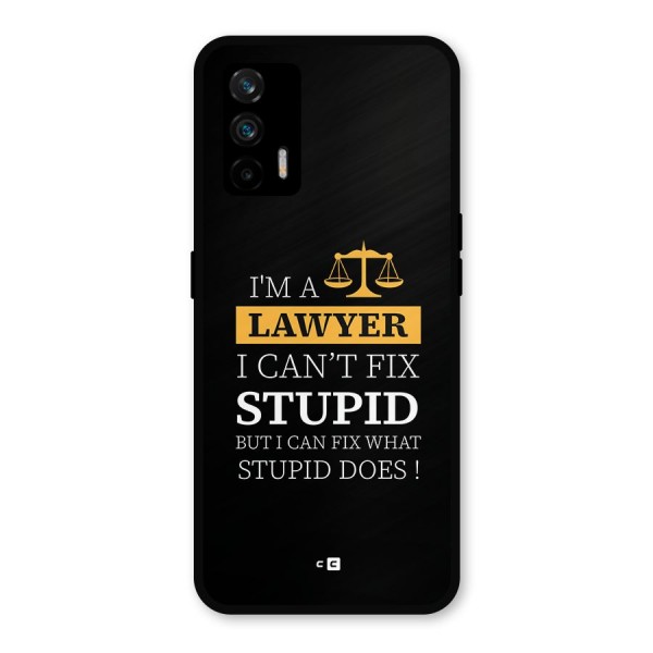 Fix Stupid Case Metal Back Case for Realme GT 5G