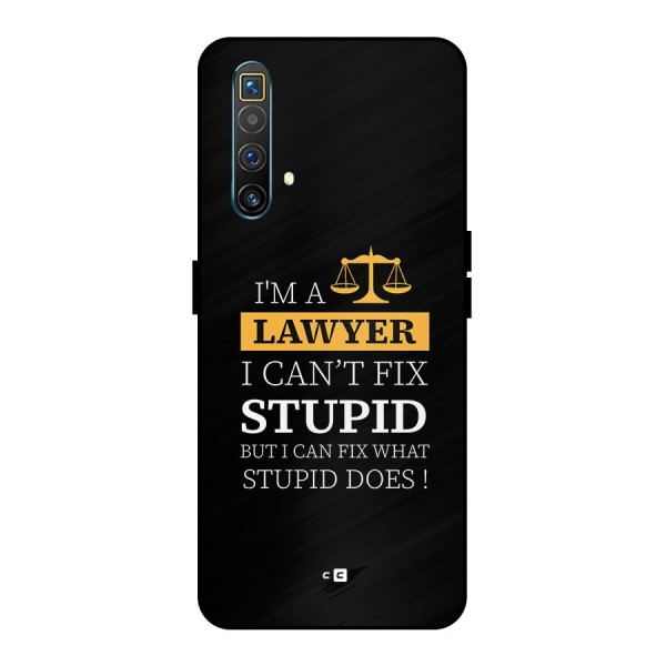 Fix Stupid Case Metal Back Case for Realme X3 SuperZoom