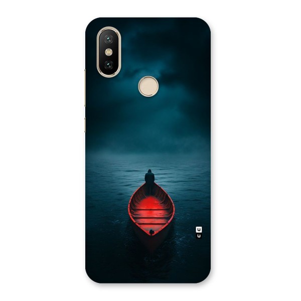 Floating Boat Back Case for Mi A2