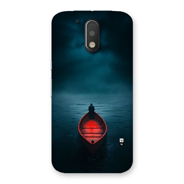 Floating Boat Back Case for Moto G4