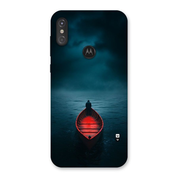 Floating Boat Back Case for Motorola One Power