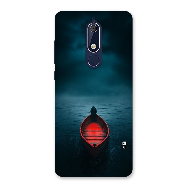 Floating Boat Back Case for Nokia 5.1