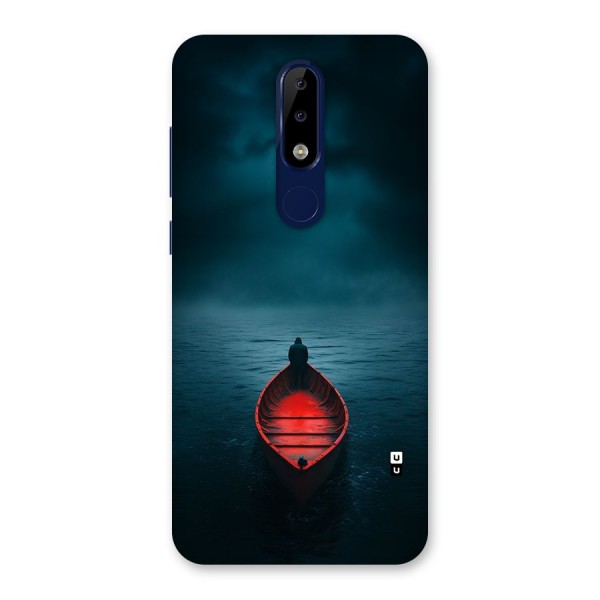 Floating Boat Back Case for Nokia 5.1 Plus