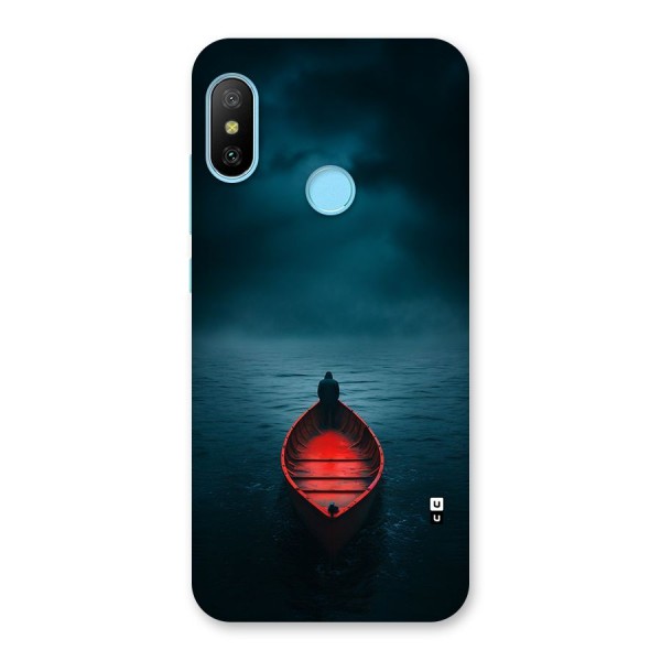 Floating Boat Back Case for Redmi 6 Pro