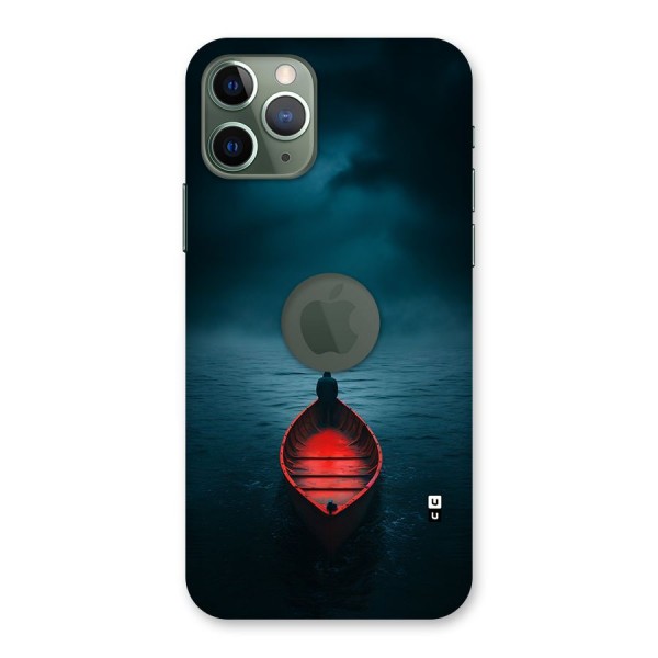 Floating Boat Back Case for iPhone 11 Pro Logo Cut