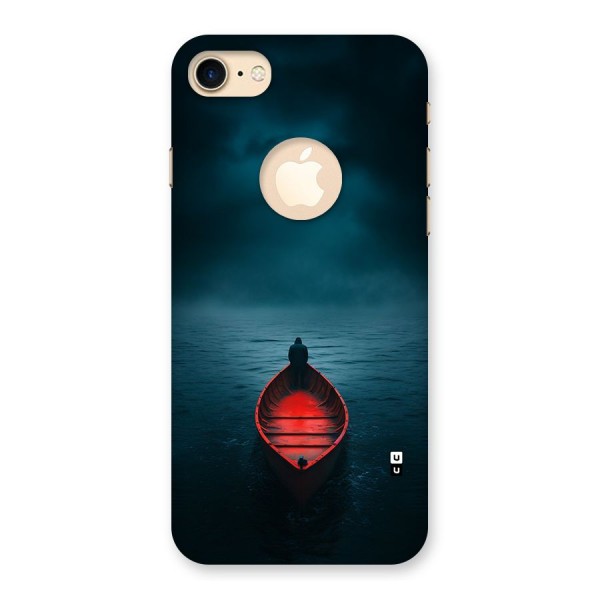 Floating Boat Back Case for iPhone 8 Logo Cut