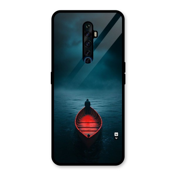 Floating Boat Glass Back Case for Oppo Reno2 Z