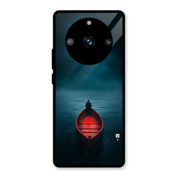 Floating Boat Glass Back Case for Realme 11 Pro