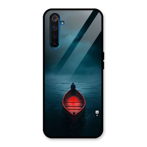 Floating Boat Glass Back Case for Realme 6 Pro