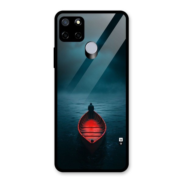 Floating Boat Glass Back Case for Realme C15