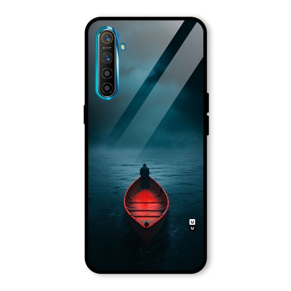 Floating Boat Glass Back Case for Realme X2