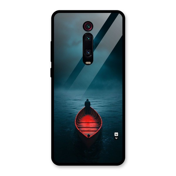 Floating Boat Glass Back Case for Redmi K20 Pro