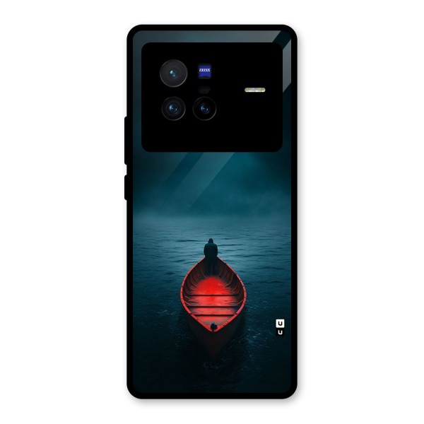 Floating Boat Glass Back Case for Vivo X80