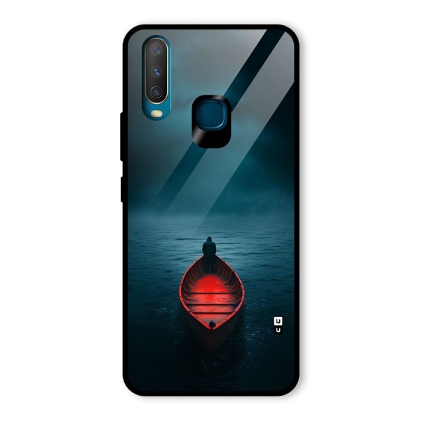 Floating Boat Glass Back Case for Vivo Y12