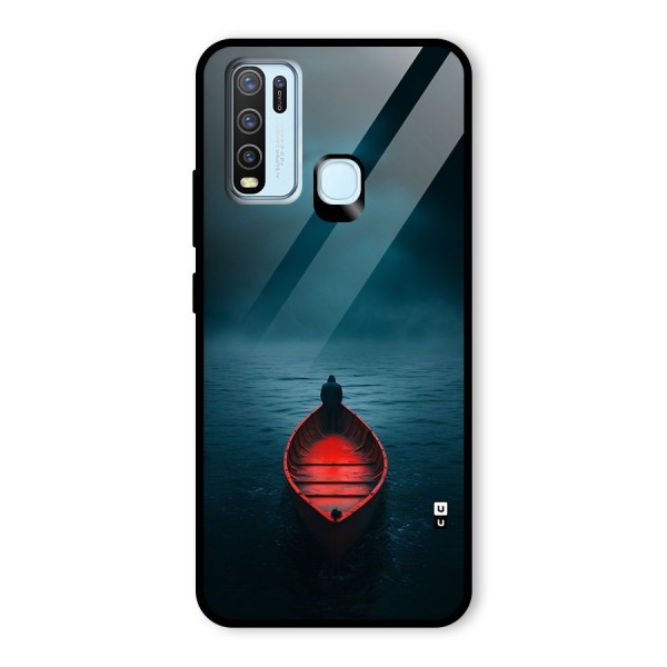 Floating Boat Glass Back Case for Vivo Y30