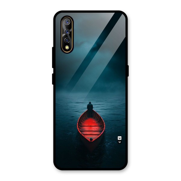 Floating Boat Glass Back Case for Vivo Z1x