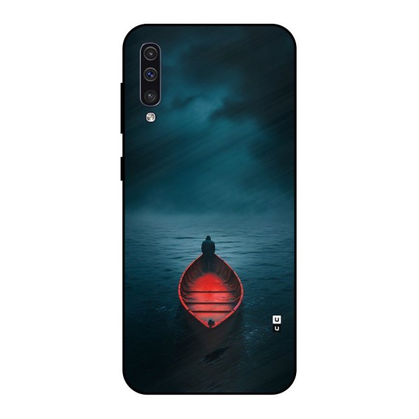 Floating Boat Metal Back Case for Galaxy A50