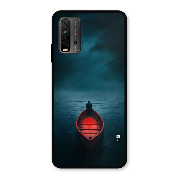 Floating Boat Metal Back Case for Redmi 9 Power