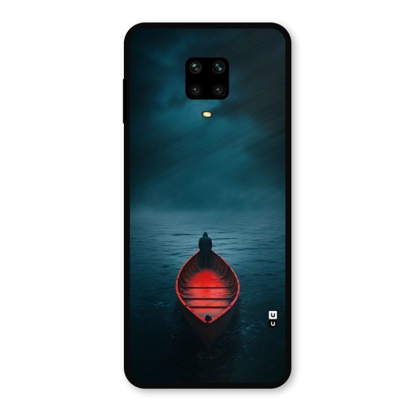 Floating Boat Metal Back Case for Redmi Note 10 Lite