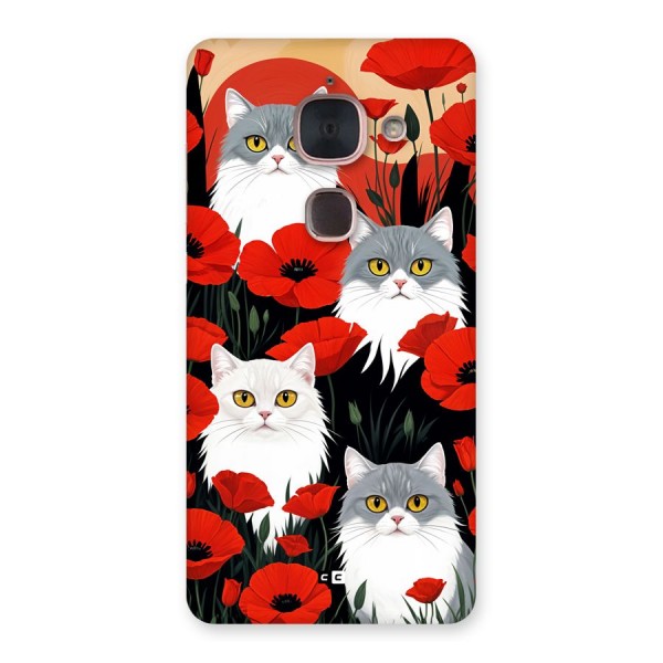 Floral Cat Back Case for Le Max 2