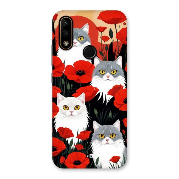 Floral Cat Back Case for Lenovo A6 Note