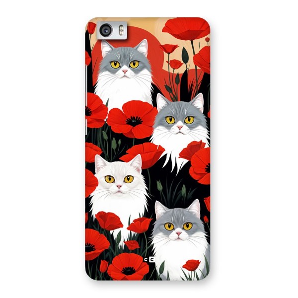 Floral Cat Back Case for Redmi Mi 5