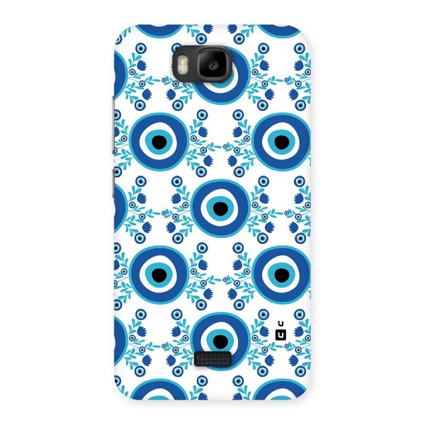 Floral Evil Eyes Back Case for Honor Bee