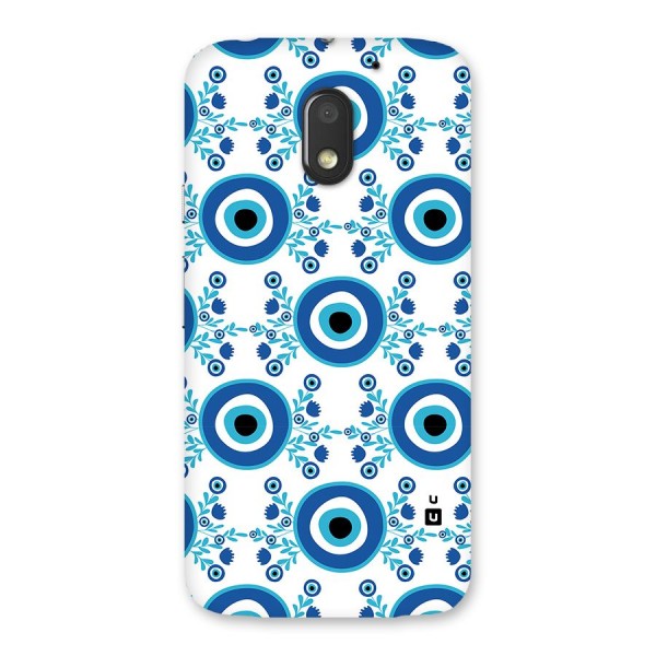 Floral Evil Eyes Back Case for Moto E3 Power