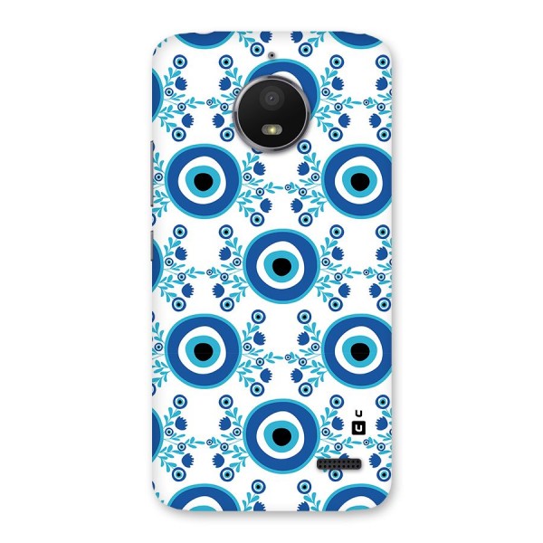 Floral Evil Eyes Back Case for Moto E4