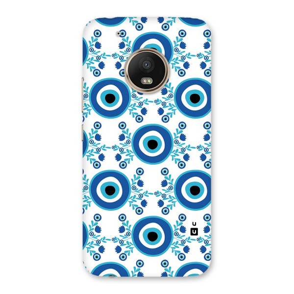 Floral Evil Eyes Back Case for Moto G5 Plus