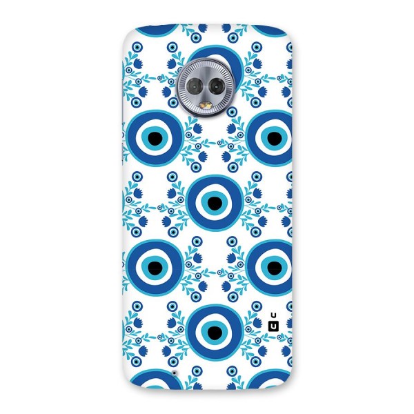 Floral Evil Eyes Back Case for Moto G6