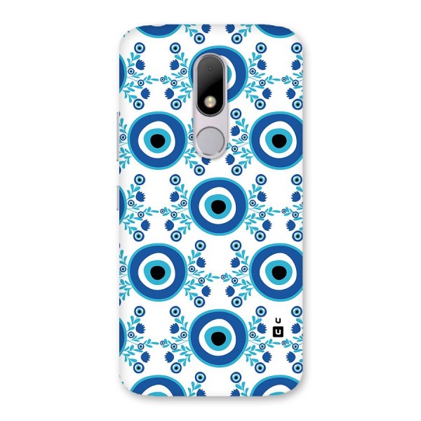 Floral Evil Eyes Back Case for Moto M